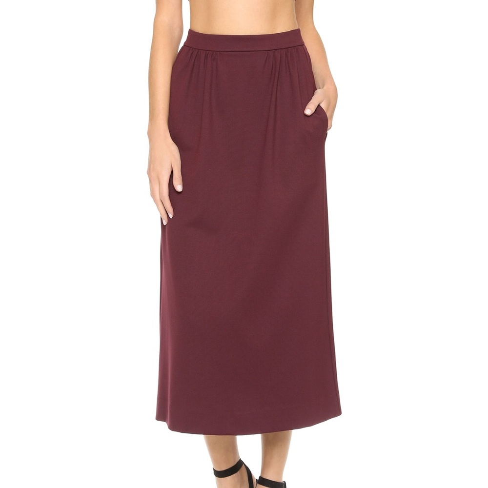 Torn by Ronny Kobo Skirt, Bordeaux